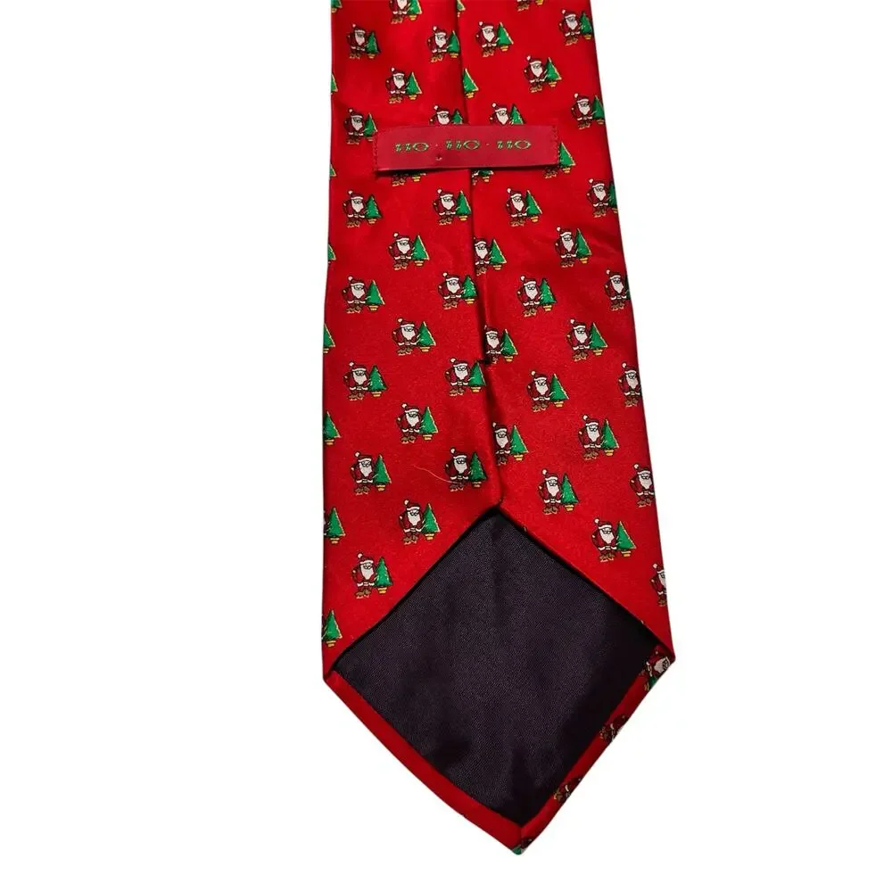 Christmas Santa Tie 100% Silk‎ (2631)